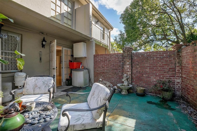 view of patio