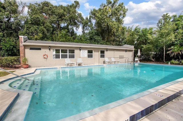 view of pool