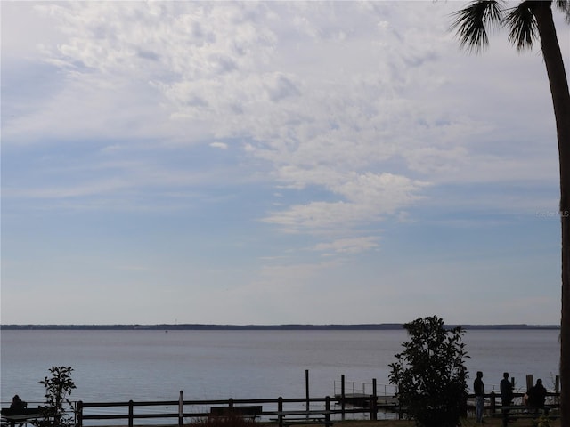 view of water feature