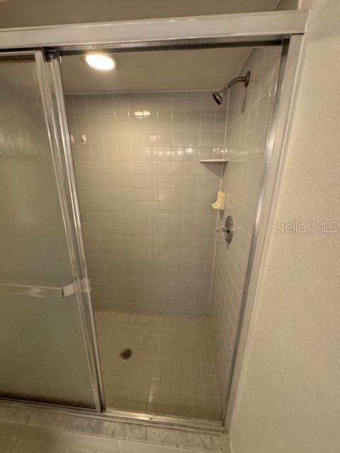 bathroom with walk in shower