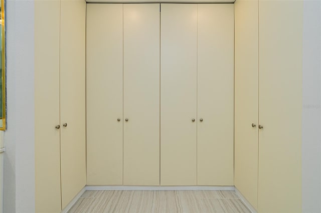 view of closet