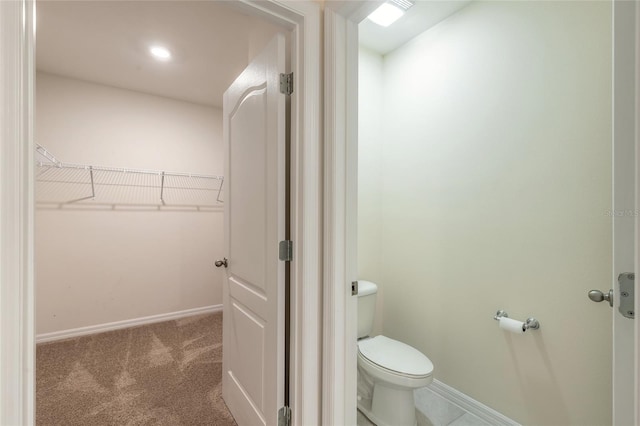 bathroom with toilet