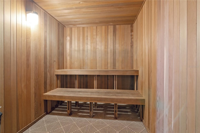 view of sauna / steam room