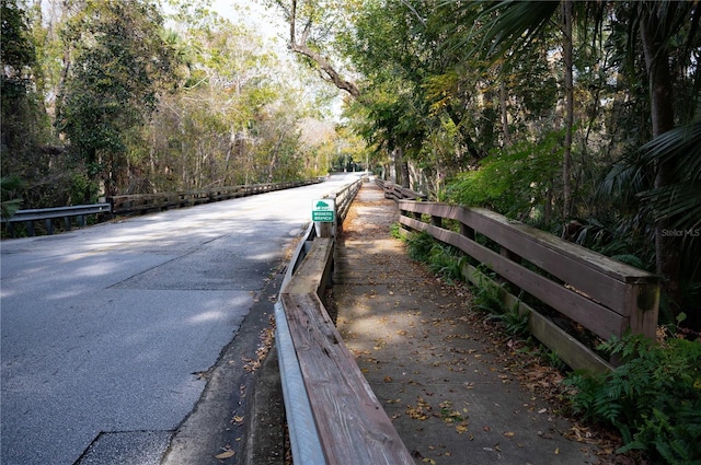 view of road