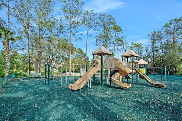 view of communal playground