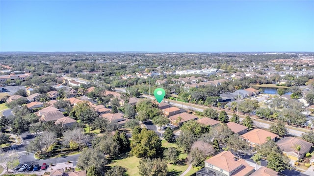 drone / aerial view featuring a residential view