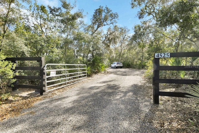 view of road