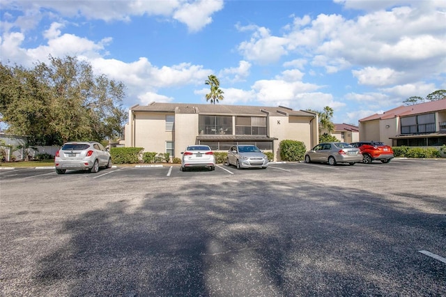 view of parking / parking lot