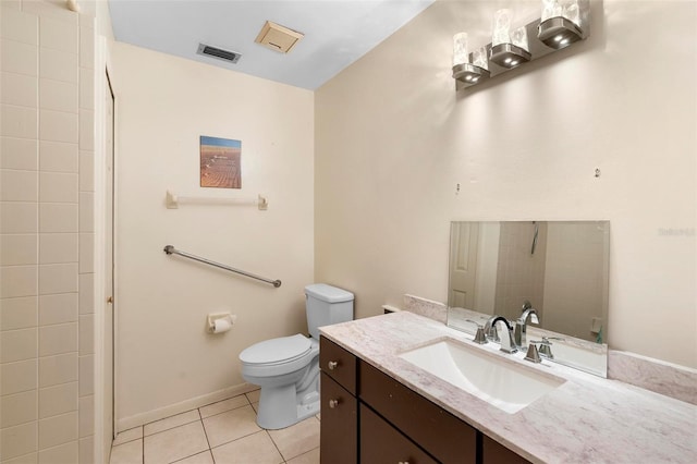 245 Terrace Hill Blvd Unit 1E, Debary, FL 32713 - bathroom featuring vanity, tile patterned floors, and a shower