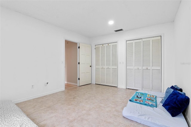 interior space with light tile patterned flooring