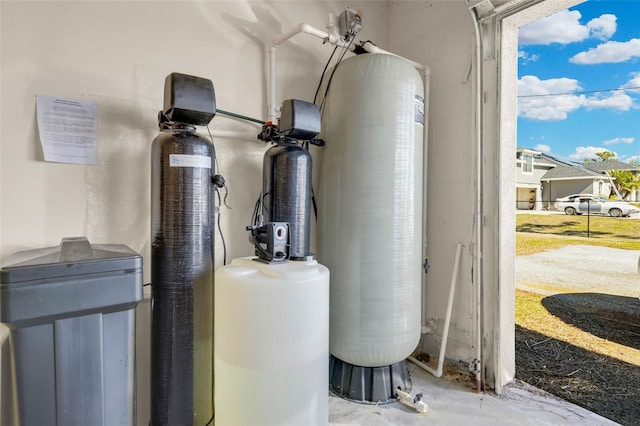 view of utility room