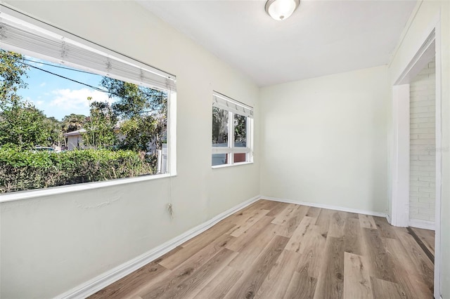 interior space featuring light hardwood / wood-style flooring