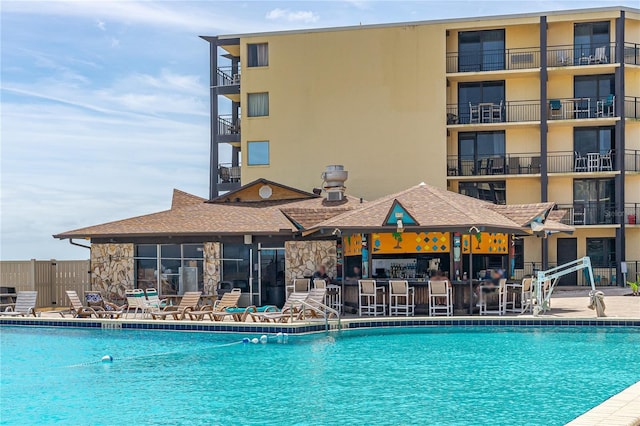 view of community pool