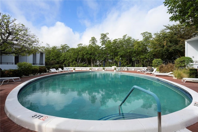 view of pool