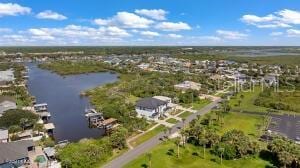 801 N Flagler Ave, Flagler Beach, FL 32136 - bird's eye view with a water view