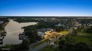 801 N Flagler Ave, Flagler Beach, FL 32136 - bird's eye view featuring a water view