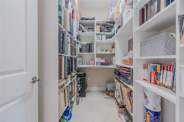 view of pantry