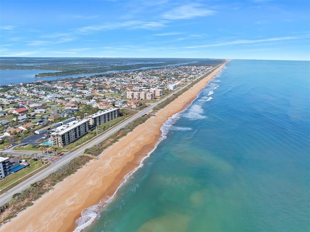 3180 Ocean Shore Blvd Unit 309, Ormond Beach, FL 32176 - bird's eye view of waterfront with a beach