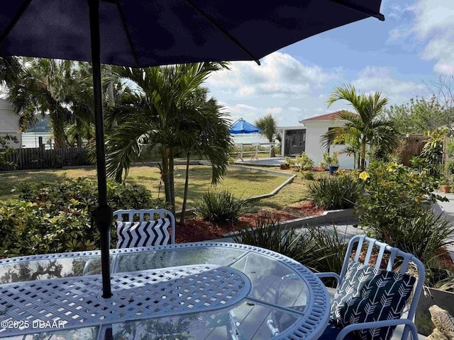 view of patio