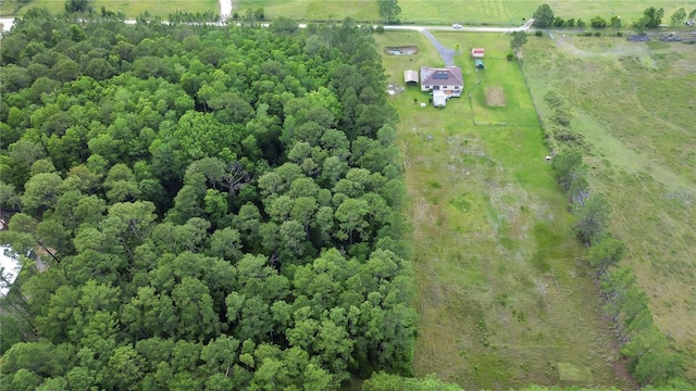 bird's eye view featuring a rural view