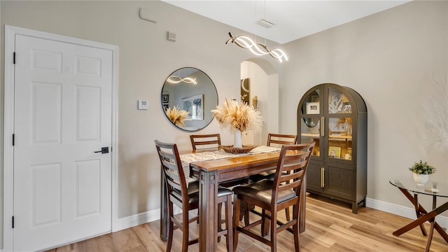 221 Aston Grande Dr, Daytona Beach, FL 32124 - dining space featuring light hardwood / wood-style floors