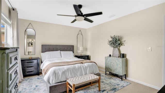 221 Aston Grande Dr, Daytona Beach, FL 32124 - bedroom featuring ceiling fan and light colored carpet