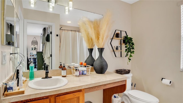 221 Aston Grande Dr, Daytona Beach, FL 32124 - bathroom with vanity and toilet