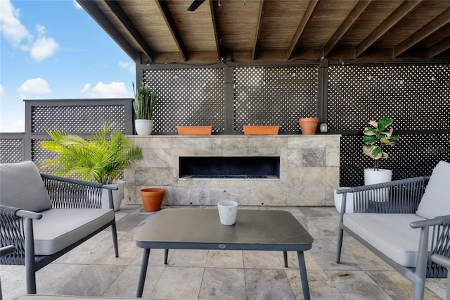 view of patio / terrace with outdoor lounge area