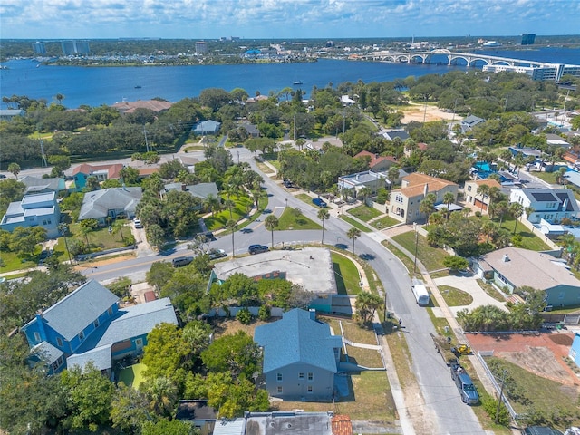 408 Wisteria Rd, Daytona Beach, FL 32118 - drone / aerial view featuring a water view