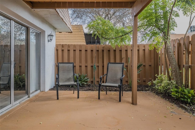 view of patio