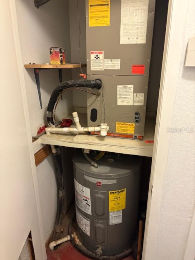 utilities with electric water heater