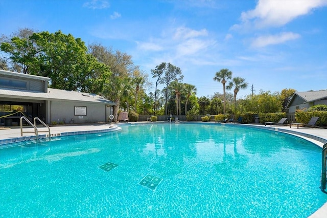 pool featuring a patio