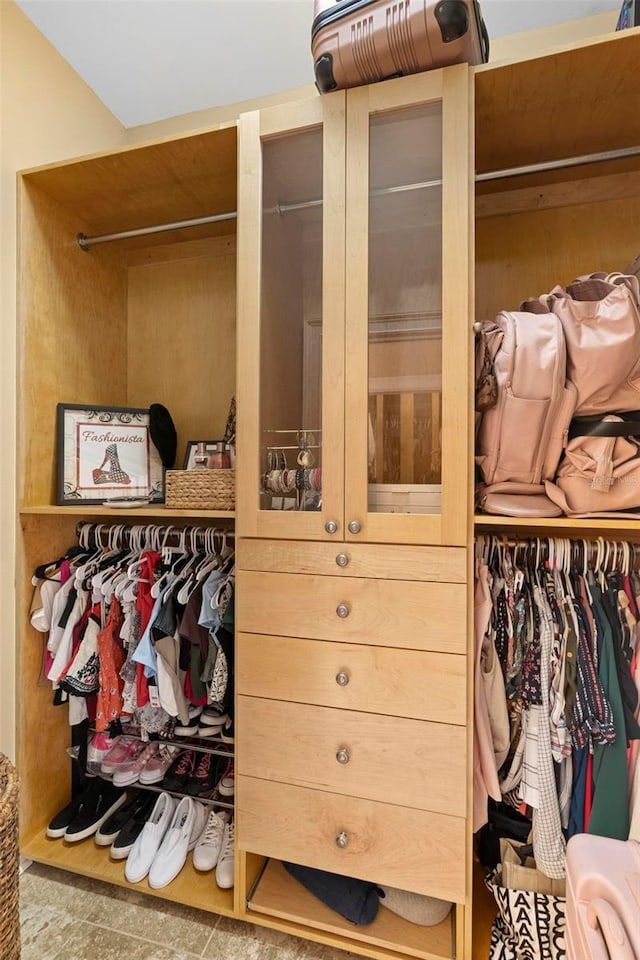 view of closet