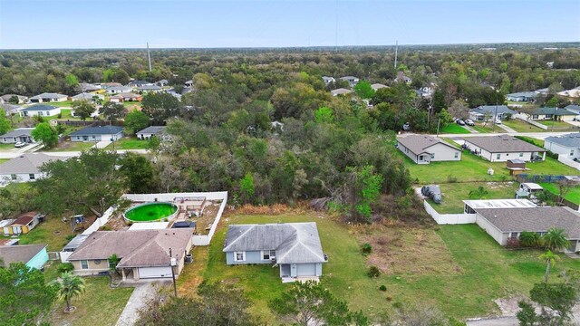 birds eye view of property featuring a residential view