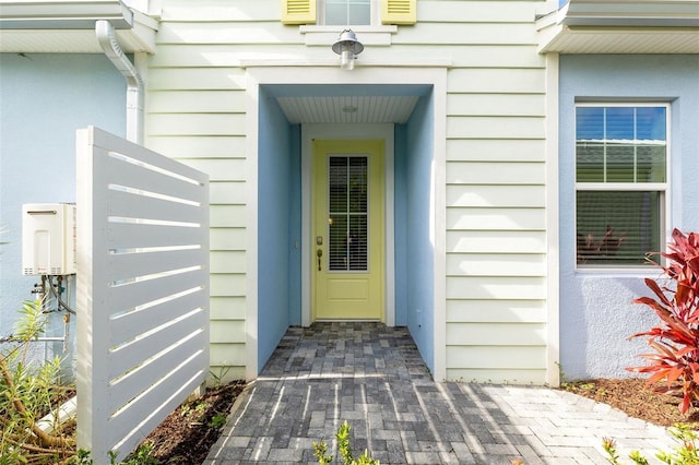 view of property entrance