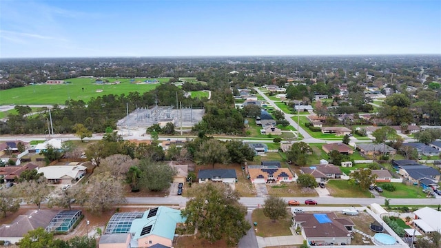 birds eye view of property featuring a residential view