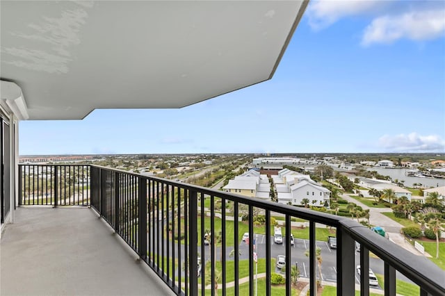 balcony featuring a residential view