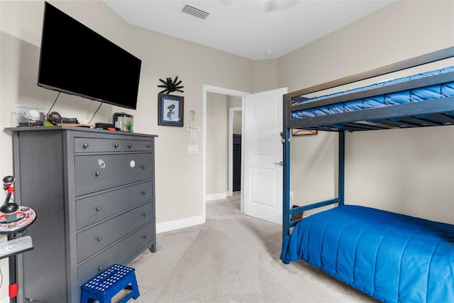 32924 Estate Garden Dr, Wesley Chapel, FL 33545 - bedroom featuring light carpet, baseboards, and visible vents