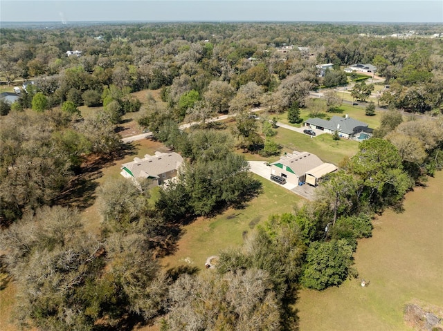 aerial view with a view of trees