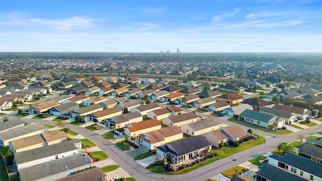 birds eye view of property featuring a residential view