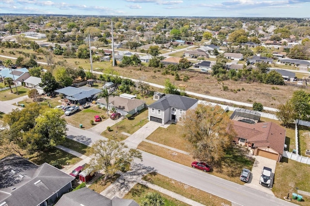 birds eye view of property featuring a residential view