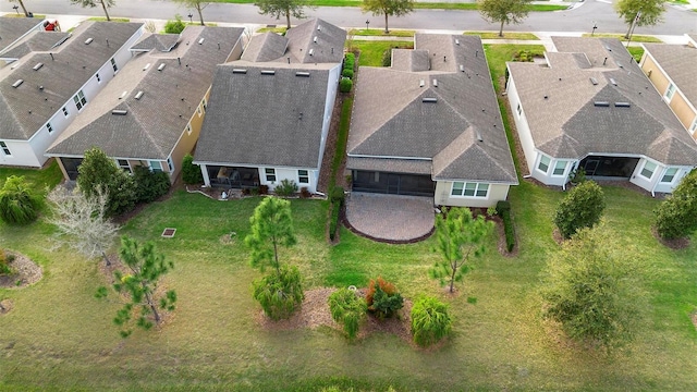 bird's eye view featuring a residential view