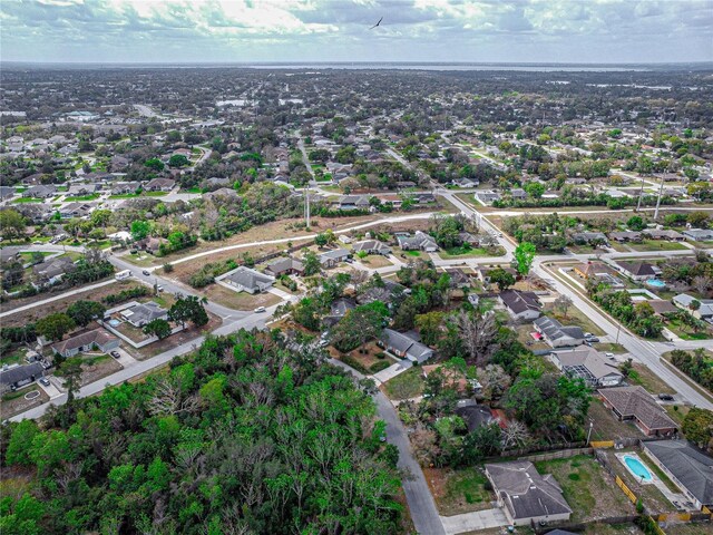 aerial view featuring a residential view