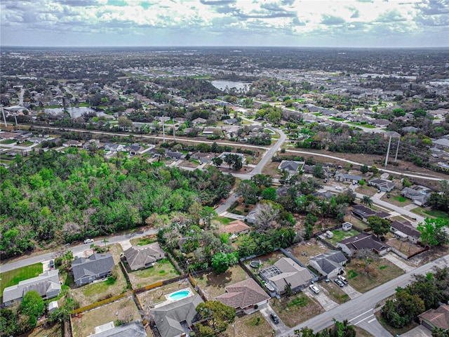 bird's eye view featuring a residential view