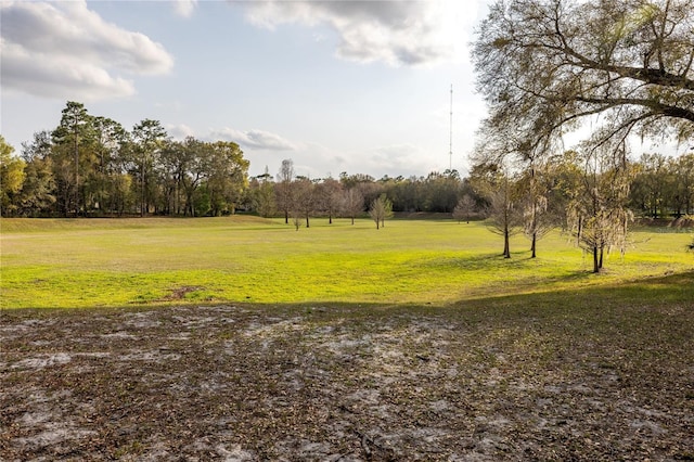 view of home's community featuring a lawn