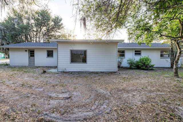 view of rear view of property