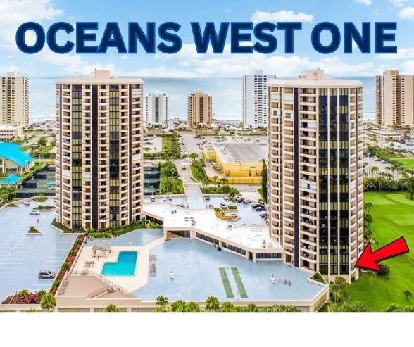 1 Oceans W Blvd Unit 1B2, Daytona Beach, FL 32118 - aerial view featuring a view of city