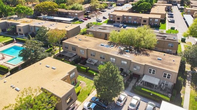 drone / aerial view featuring a residential view