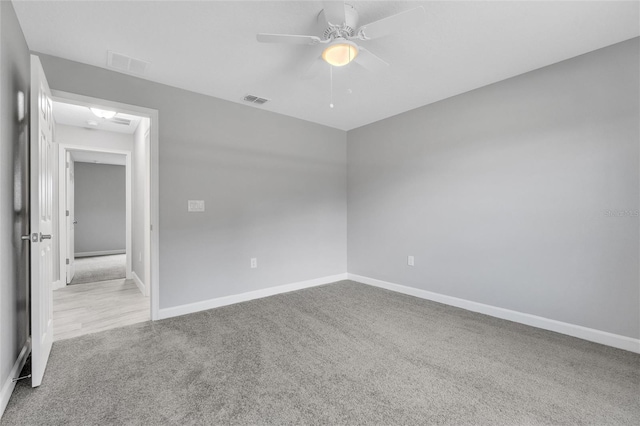 1329 N Old Mill Dr, Deltona, FL 32725 - empty room featuring visible vents, carpet floors, and baseboards