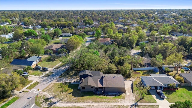 aerial view featuring a residential view